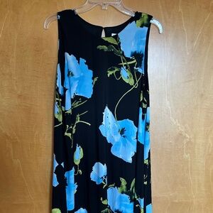 Anne Klein sleeveless knit A-line dress